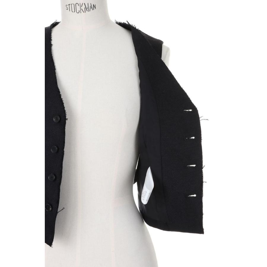 【P5倍 / SALE】LINEN CANVAS BACK OPEN SHORT VEST (23SVE-#808L) Jane Smith(ジェーンスミス) |  | 05