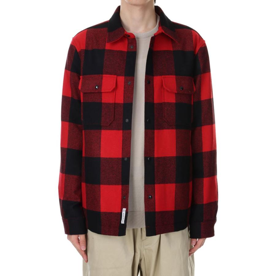 WOOLRICH 【SALE / 30%OFF】ALASKAN WOOL CHECK OVERSHIRT - RED 
