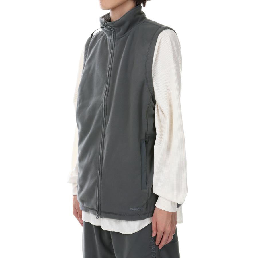 【P5倍 / SALE】POLARTEC Wind Pro MIDDLE VEST - GREY (WT23111TJ) Wild Things(ワイルドシングス) | WILD THINGS | 01