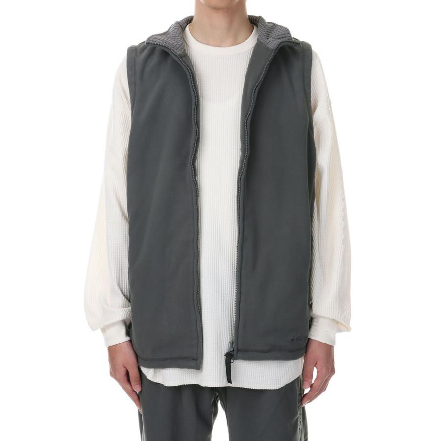【P5倍 / SALE】POLARTEC Wind Pro MIDDLE VEST - GREY (WT23111TJ) Wild Things(ワイルドシングス) | WILD THINGS | 03
