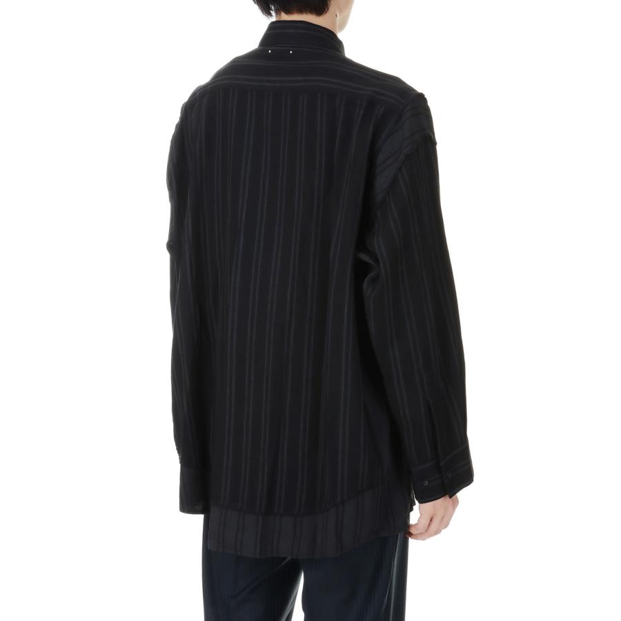 【P10倍】【SALE】BD.Discharge Stripe NHW SH (MND-NHW001) Minedenim(マインデニム) | MINEDENIM | 02