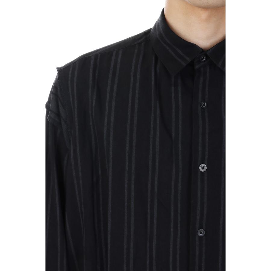 【P10倍】【SALE】BD.Discharge Stripe NHW SH (MND-NHW001) Minedenim(マインデニム) | MINEDENIM | 03