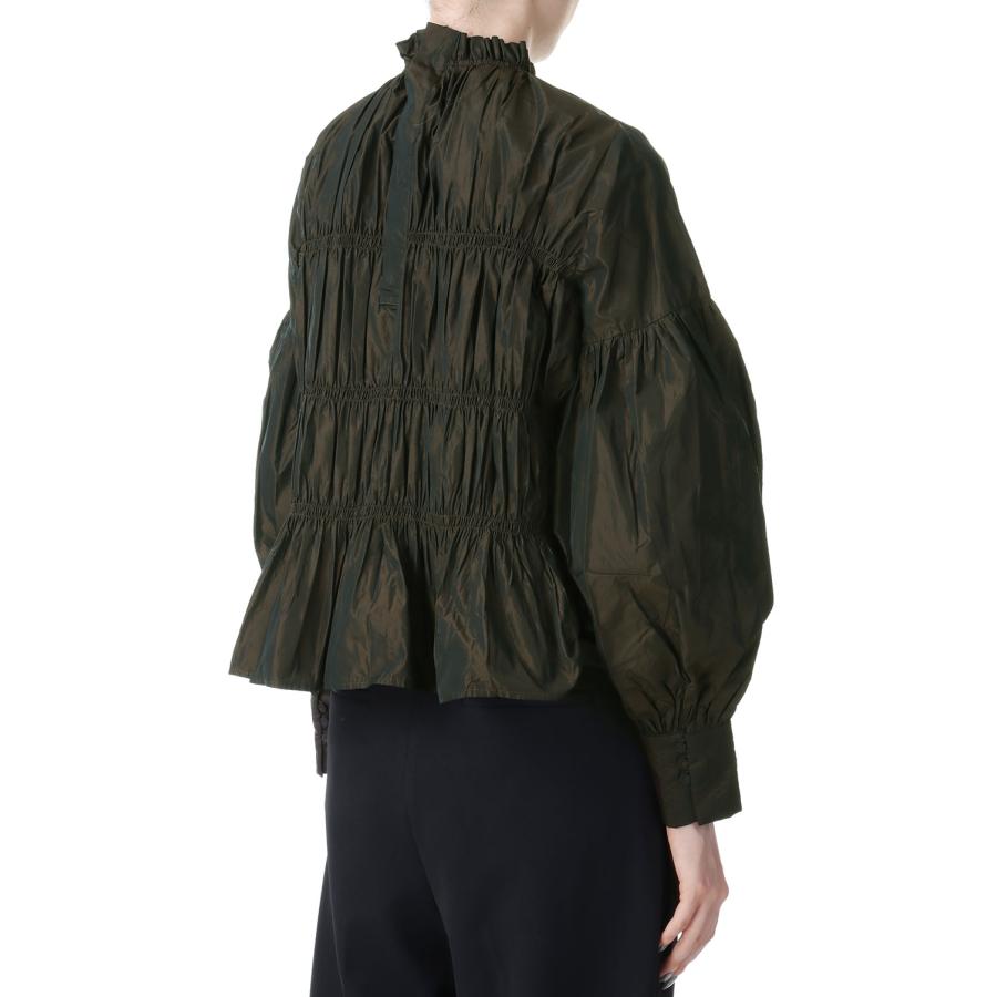 【SALE】TODAYFUL トゥデイフル  Chambray Shirring Blouse -DARK BROWN (12320411) | TODAYFUL | 02