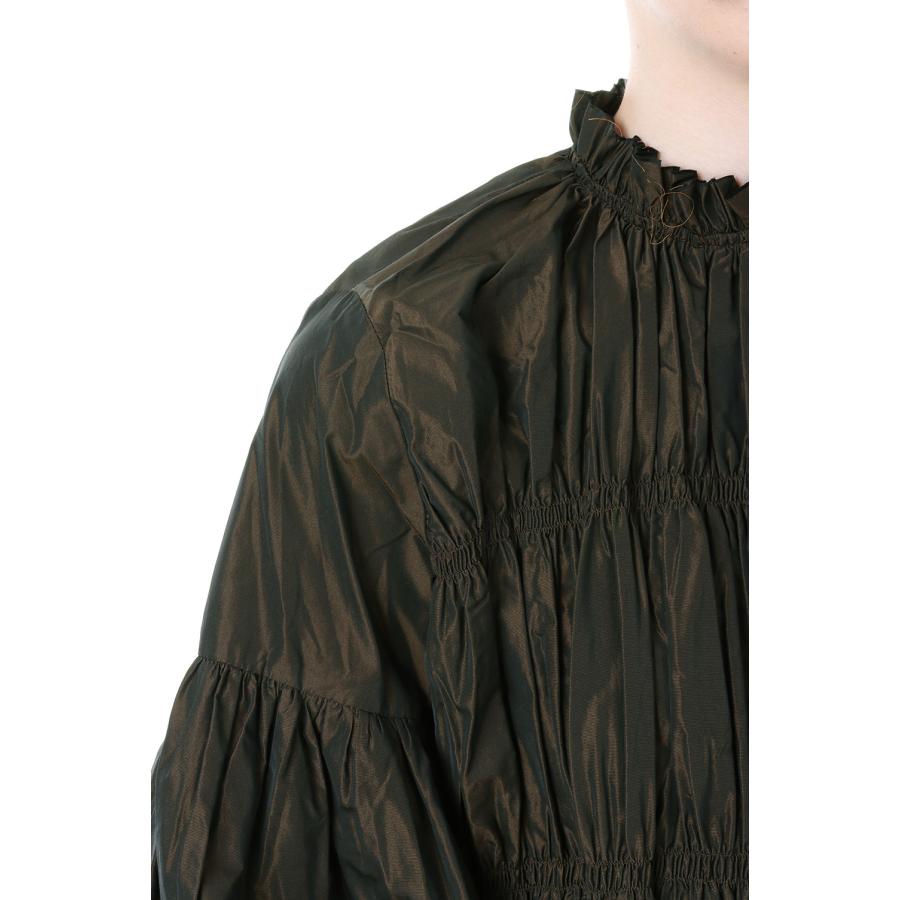 【SALE】TODAYFUL トゥデイフル  Chambray Shirring Blouse -DARK BROWN (12320411) | TODAYFUL | 03