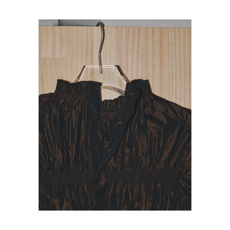 【SALE】TODAYFUL トゥデイフル  Chambray Shirring Blouse -DARK BROWN (12320411) | TODAYFUL | 06