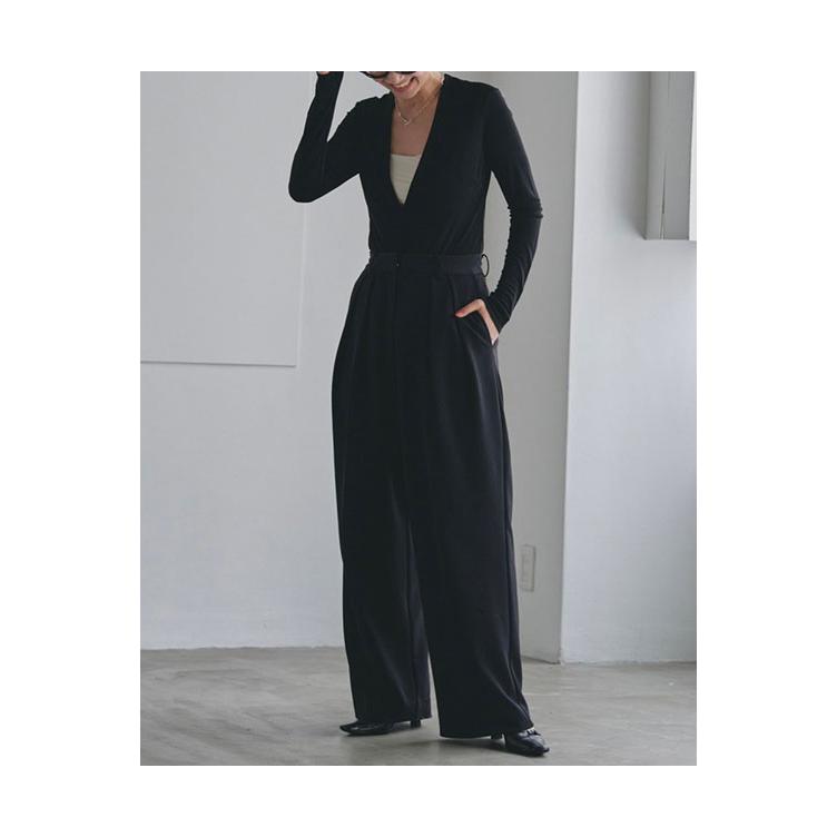 【SALE】TODAYFUL トゥデイフル Vneck Slit Bodysuit -BLACK (12320606) | TODAYFUL | 08
