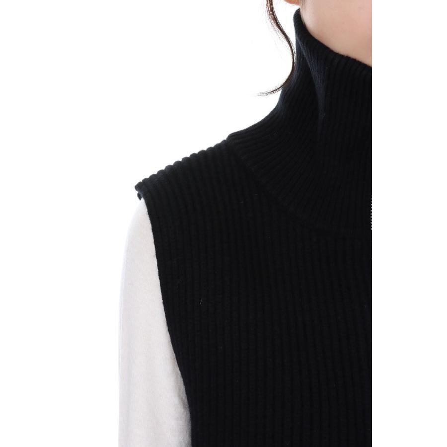 【SALE】TODAYFUL トゥデイフル Halfzip Knit Vest -BLACK (12320509) | TODAYFUL | 03