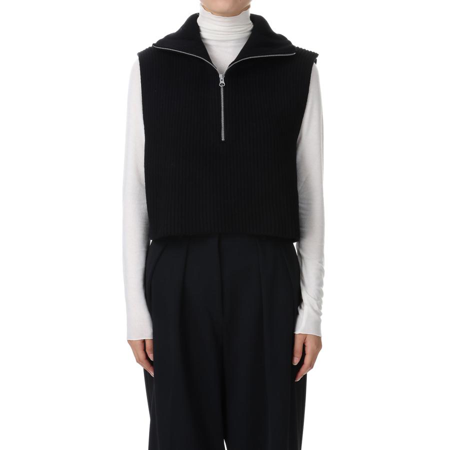【SALE】TODAYFUL トゥデイフル Halfzip Knit Vest -BLACK (12320509) | TODAYFUL | 05