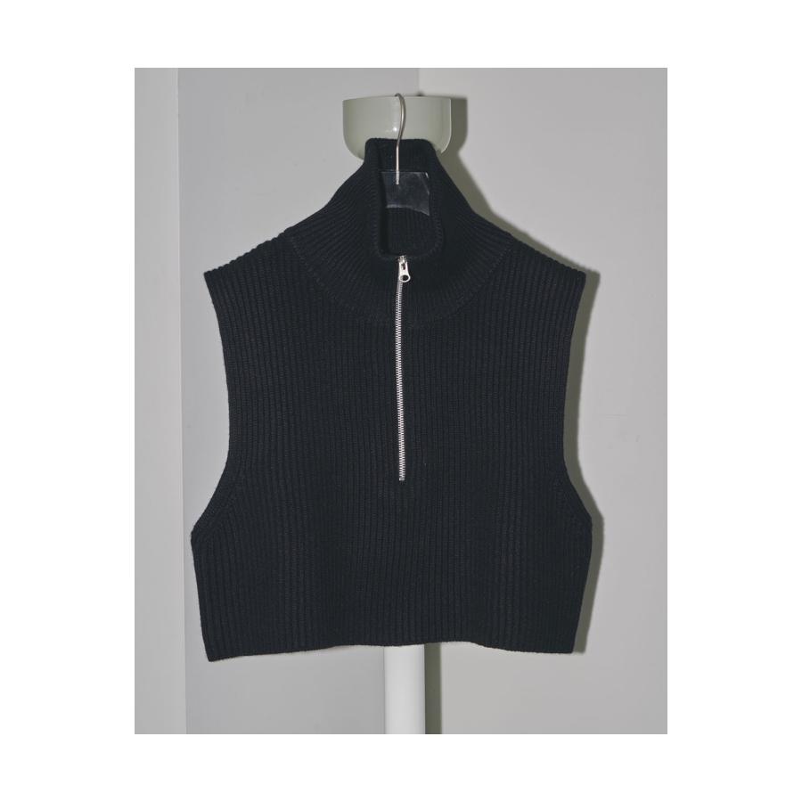 【SALE】TODAYFUL トゥデイフル Halfzip Knit Vest -BLACK (12320509) | TODAYFUL | 06