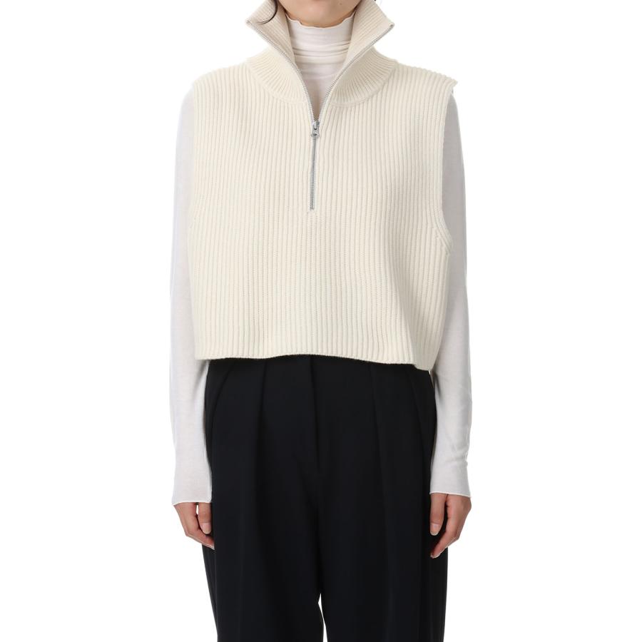 【SALE】TODAYFUL トゥデイフル Halfzip Knit Vest -ECRU (12320509) | TODAYFUL | 04