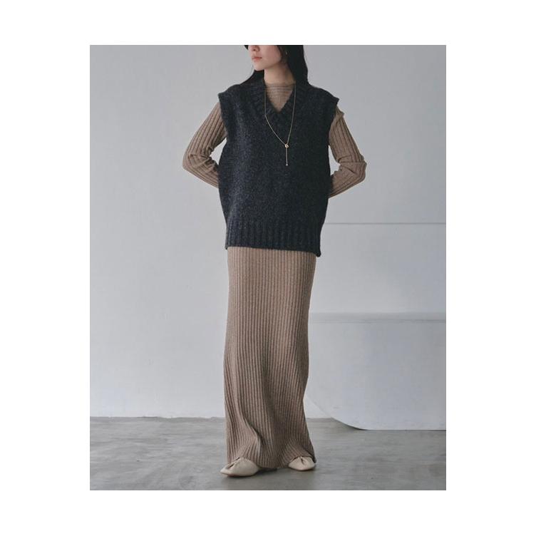 【SALE】TODAYFUL トゥデイフル Mottle Yarn Knit Vest -CHARCOAL GRAY (12320516) | TODAYFUL | 05