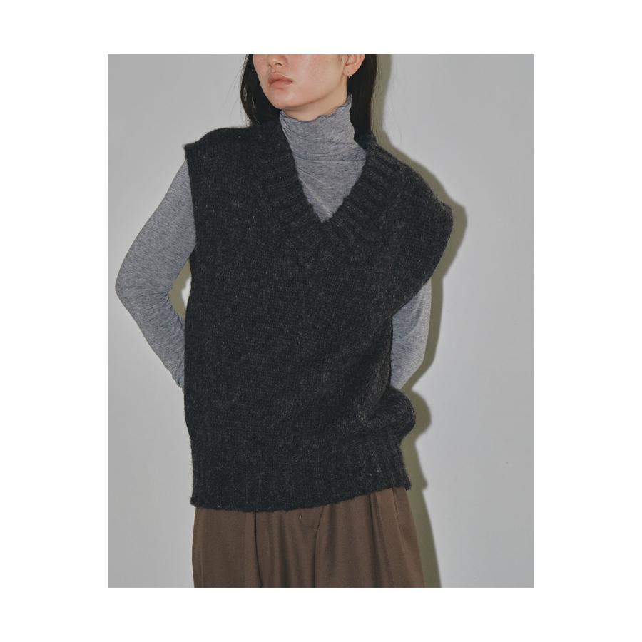 【SALE】TODAYFUL トゥデイフル Mottle Yarn Knit Vest -CHARCOAL GRAY (12320516) | TODAYFUL | 06