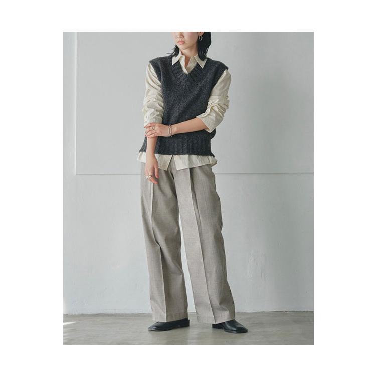 【SALE】TODAYFUL トゥデイフル Mottle Yarn Knit Vest -CHARCOAL GRAY (12320516) | TODAYFUL | 09