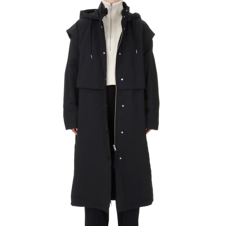 【SALE】TODAYFUL トゥデイフル  Nylon Hoodie Coat -BLACK (12320003) | TODAYFUL