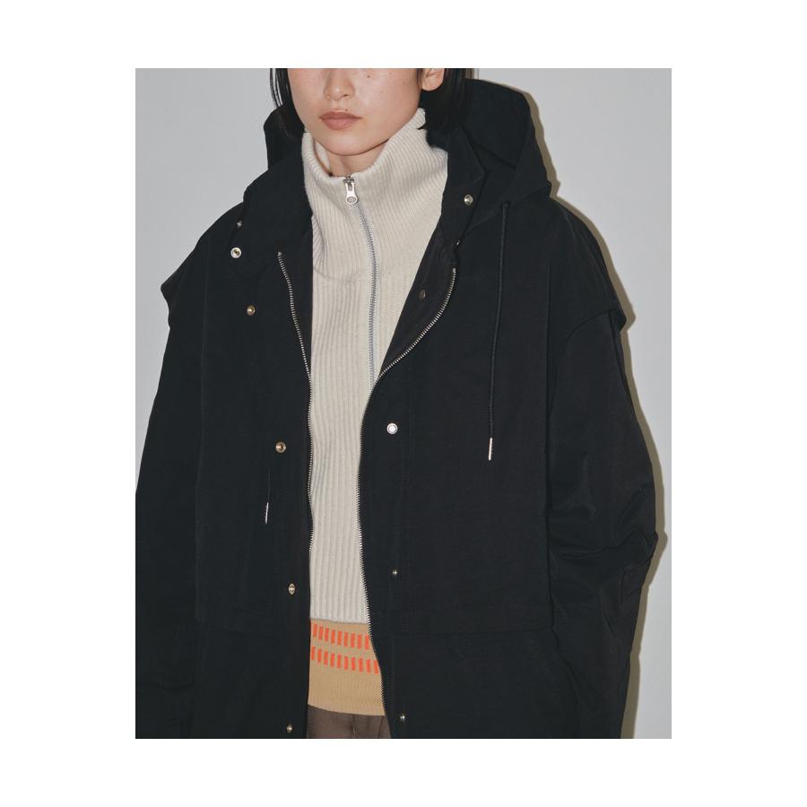 【SALE】TODAYFUL トゥデイフル  Nylon Hoodie Coat -BLACK (12320003) | TODAYFUL | 12