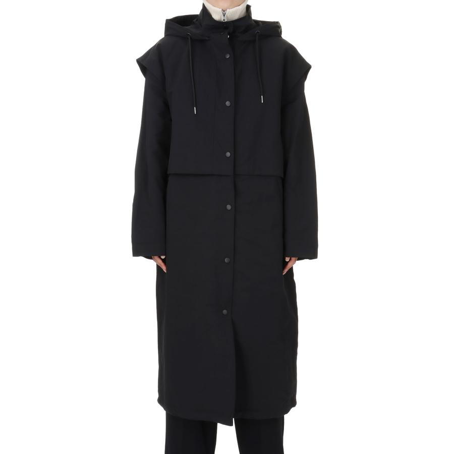 【SALE】TODAYFUL トゥデイフル  Nylon Hoodie Coat -BLACK (12320003) | TODAYFUL | 01