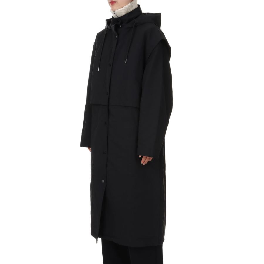 【SALE】TODAYFUL トゥデイフル  Nylon Hoodie Coat -BLACK (12320003) | TODAYFUL | 02