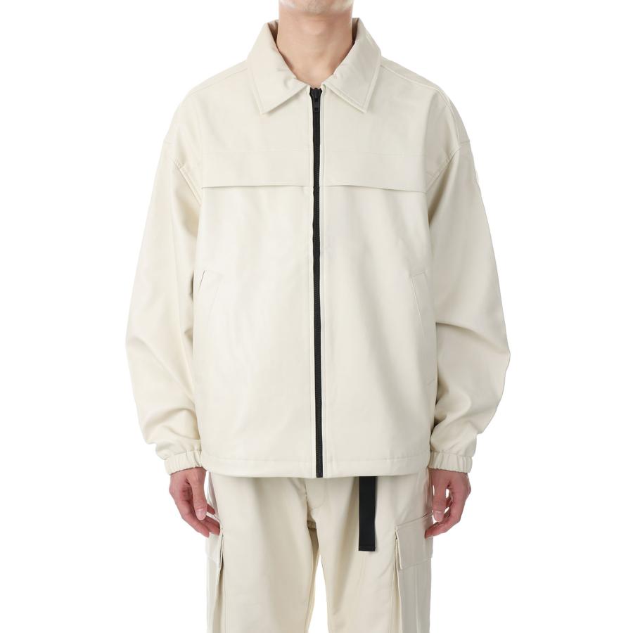 【SALE】Umbrella York Neo Leather Blouson -OFF WHITE (LEJ258) LEGENDA(レジェンダ) | LEGENDA