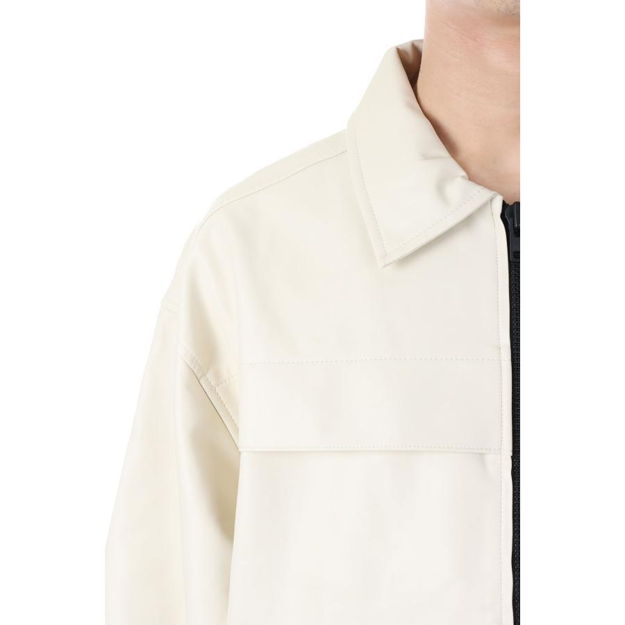 【SALE】Umbrella York Neo Leather Blouson -OFF WHITE (LEJ258) LEGENDA(レジェンダ) | LEGENDA | 03