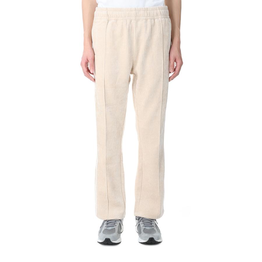 【P5倍】Corduroy Velor Track Flare Pants -IVORY (LEP225) LEGENDA(レジェンダ) | LEGENDA | 01