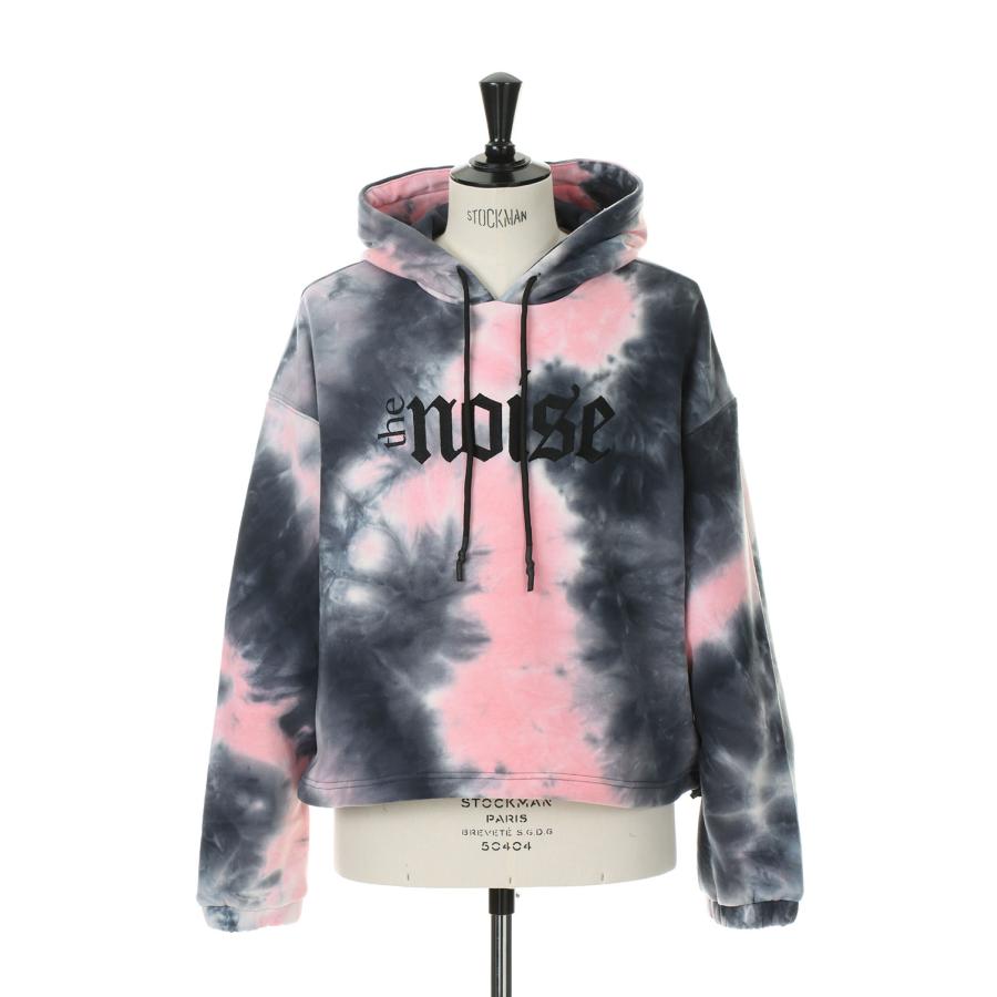 The Noise Tie-Dye Short Hoodie  -BLACK (LEC1135) LEGENDA(レジェンダ) | LEGENDA