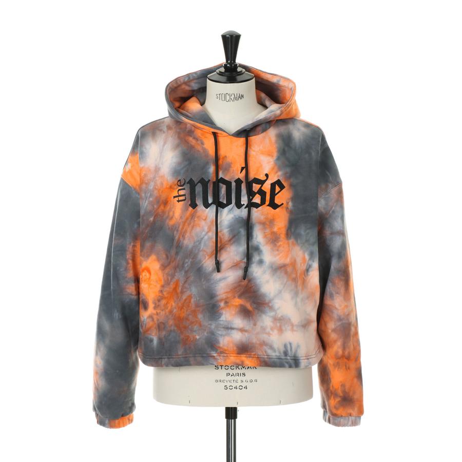 【SALE】The Noise Tie-Dye Short Hoodie  -ORANGE (LEC1135) LEGENDA(レジェンダ) | LEGENDA