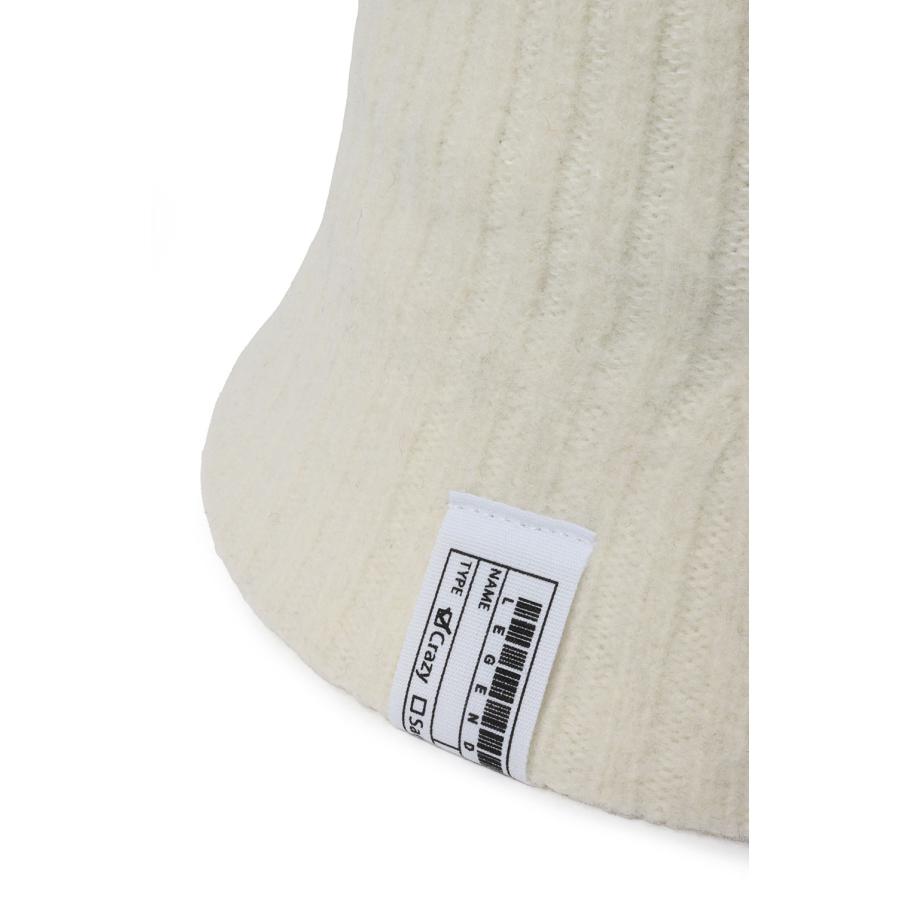 【P5倍】Brushed Basque Wool Round Hat  -OFF WHITE (LEA520) LEGENDA(レジェンダ) | LEGENDA | 03