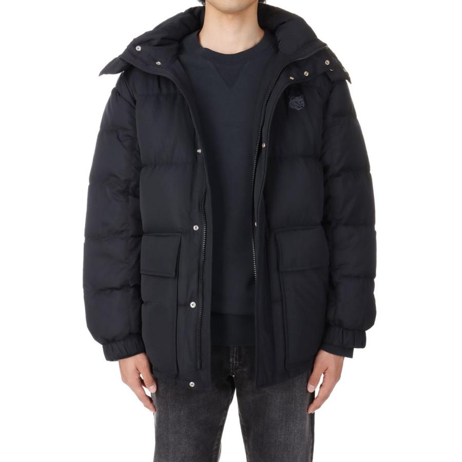 極美品　MAISON KITSUNÉ ギンガムチェック ブルゾン MAISON KITSUNE（メゾン キツネ） 【P5倍 / SALE】HOODED PUFFER IN