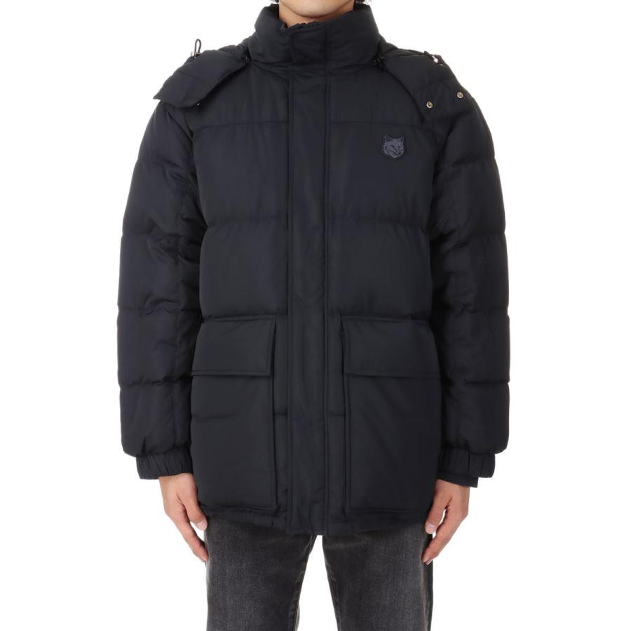 MAISON KITSUNE（メゾン キツネ） 【P5倍】HOODED PUFFER IN NYLON