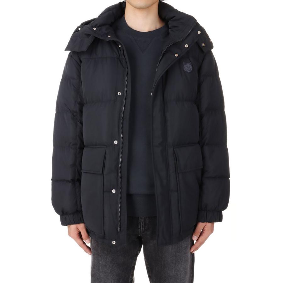 メゾンキツネ　ネイビーコート　XS MAISON KITSUNE（メゾン キツネ） 【P5倍 / SALE】HOODED PUFFER IN