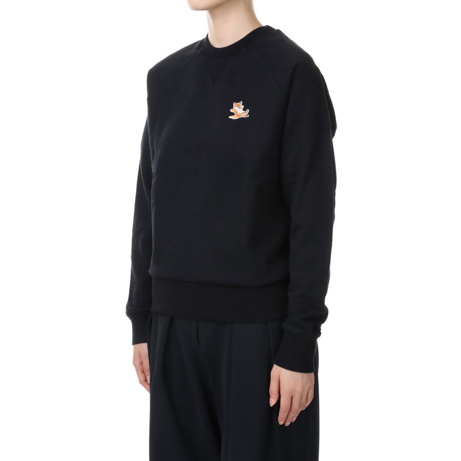 【P5倍 / SALE】CHILLAX FOX PATCH CLASSIC SWEATSHIRT -BLACK(GU00342KM0002) Maison Kitsune -Women-(メゾンキツネ) |  | 01