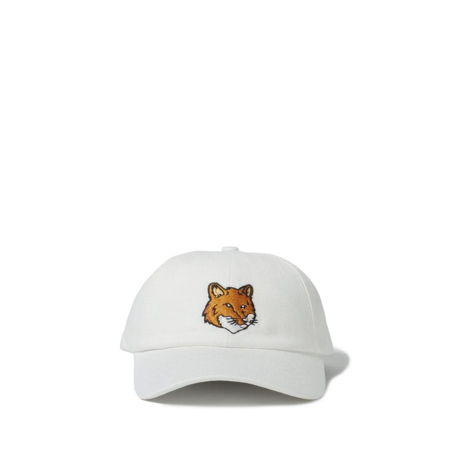 LARGE FOX HEAD EMBROIDERY 6P CAP -WHITE(LM06103WW0087) Maison Kitsune -Women-(メゾンキツネ) |  | 01