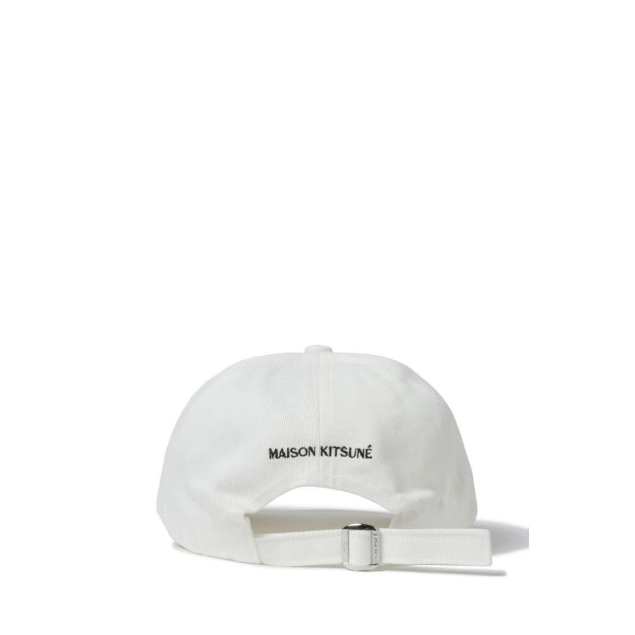 LARGE FOX HEAD EMBROIDERY 6P CAP -WHITE(LM06103WW0087) Maison Kitsune -Women-(メゾンキツネ) |  | 03