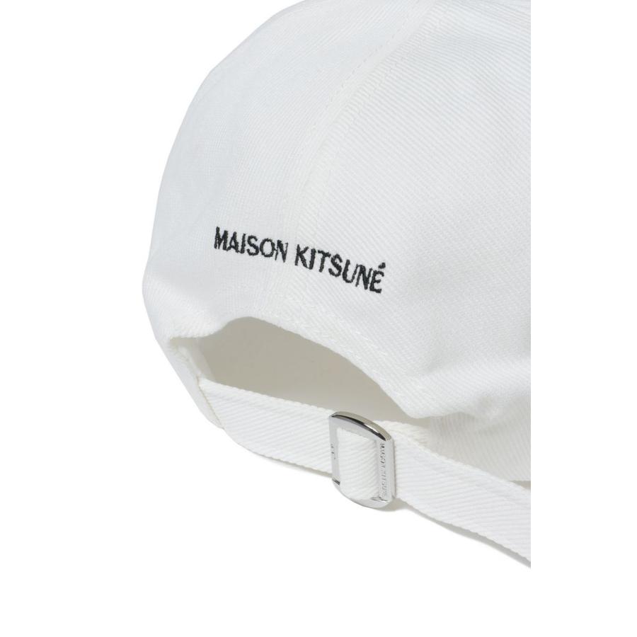 LARGE FOX HEAD EMBROIDERY 6P CAP -WHITE(LM06103WW0087) Maison Kitsune -Women-(メゾンキツネ) |  | 05