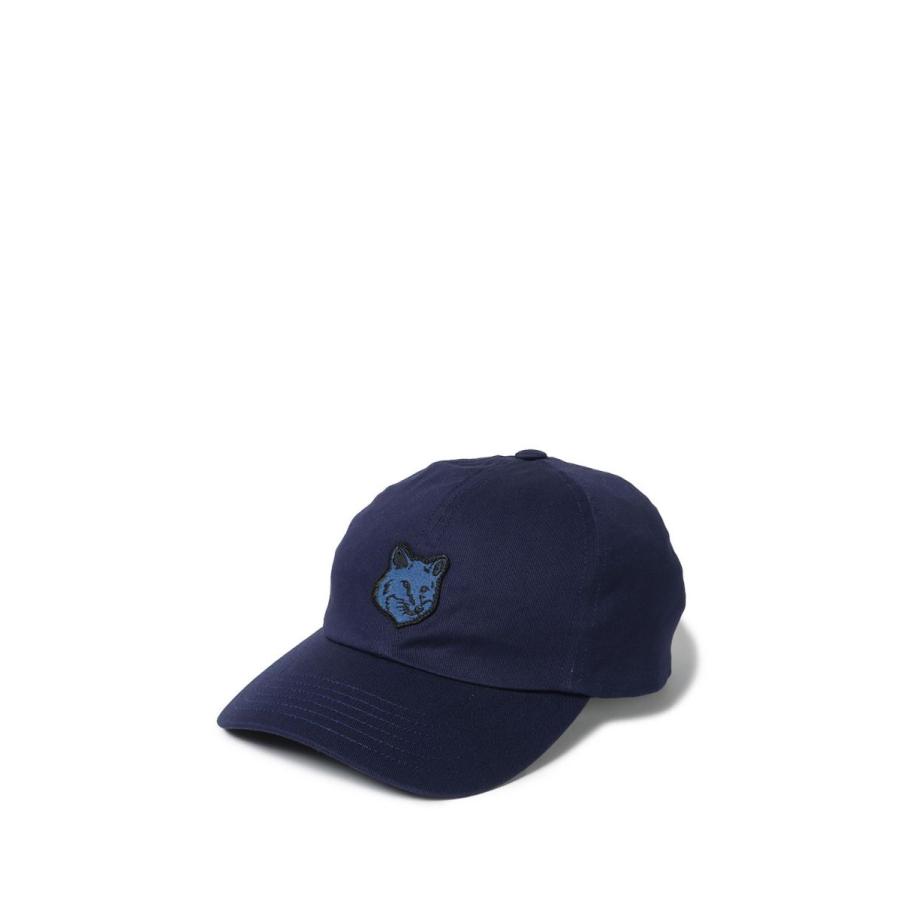 【SALE】FOX HEAD PATCH 6P CAP -INK BLUE(LM 06104W W 0088) Maison Kitsune -Women-(メゾンキツネ) | 