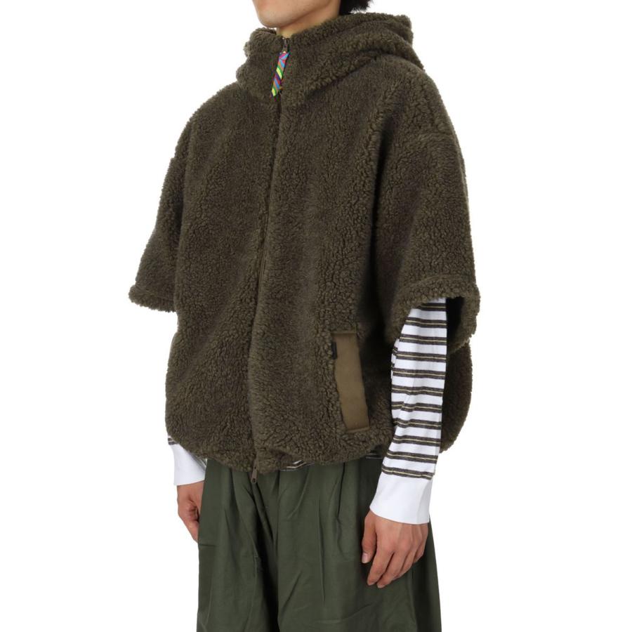 【SALE】THM FLEECE HOODIE is-ness×Y(dot)BY NORDISK (23AW_04_1005AWFLEECET01)-MOCHA- is-ness(イズネス) |  | 01