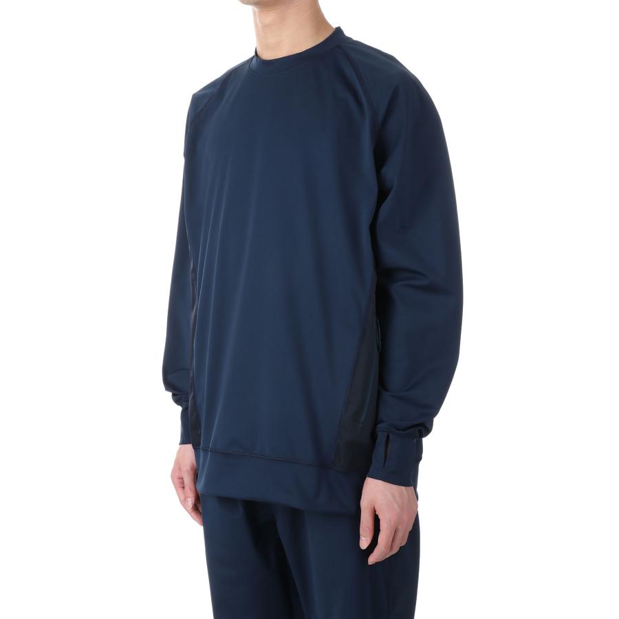 DAIWA LIFESTYLE 【SALE】L/S SWEAT STRETCH CREW (DE-077-7023EX 