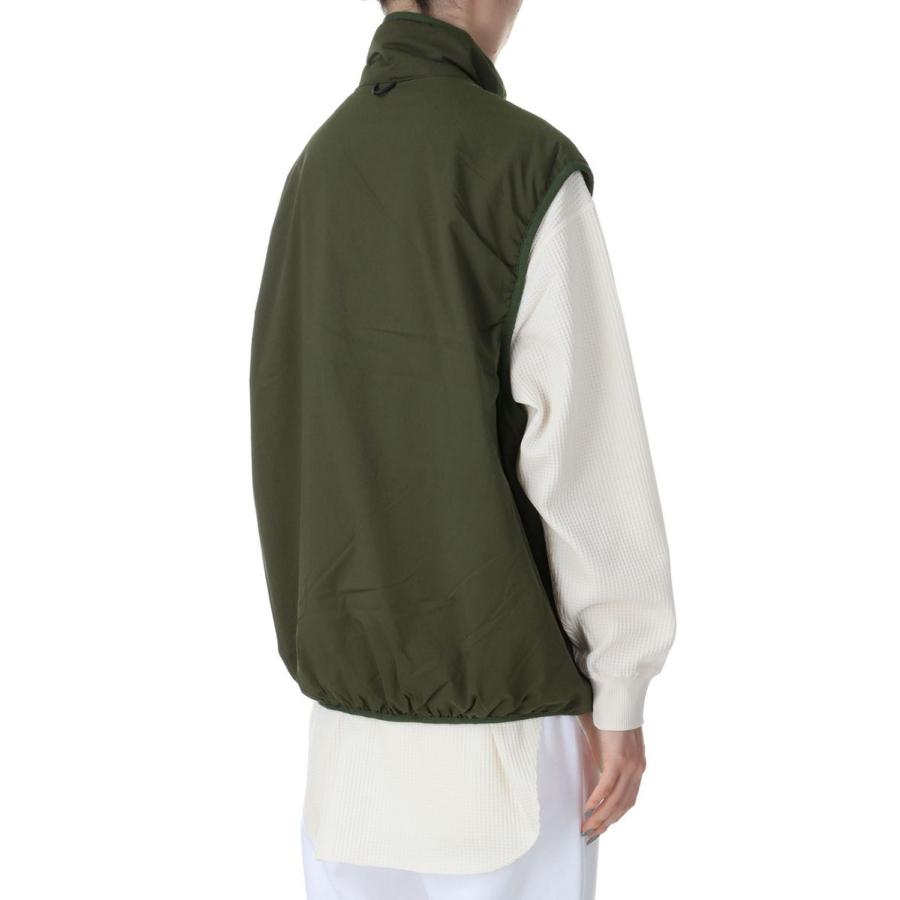 W’s TECH REVERSIBLE MIL ECWCS STAND VEST -MILITARY OLIVE (BE-62023WL) DAIWA PIER39 -Women-(ダイワ ピア 39) | DAIWA PIER39 | 03