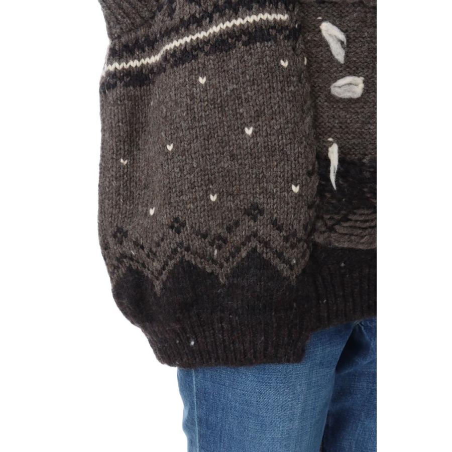 【P5倍 / SALE】3G OVERSIZED CANADIAN SWEATER VEST -BROWN(23WKN-#917S) Jane Smith(ジェーンスミス) |  | 04