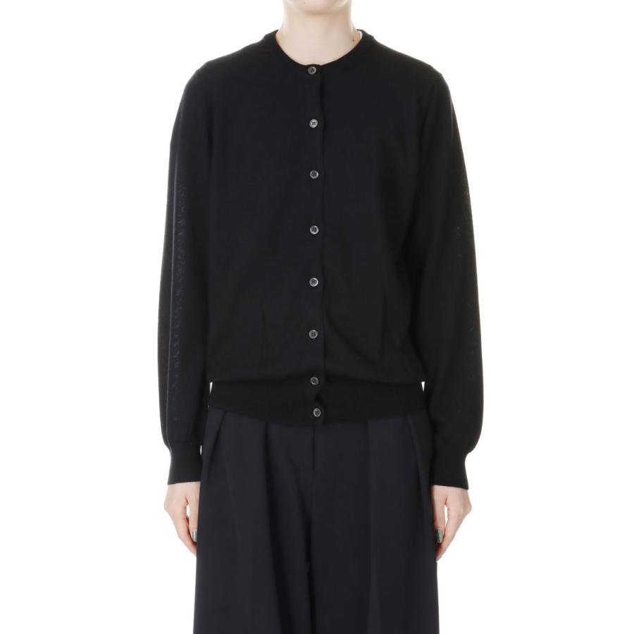 【P5倍 / SALE】14G Tenjiku Crew Neck Cardigan -BLACK(SL8W-510) SLOANE(スローン) | SLOANE | 01