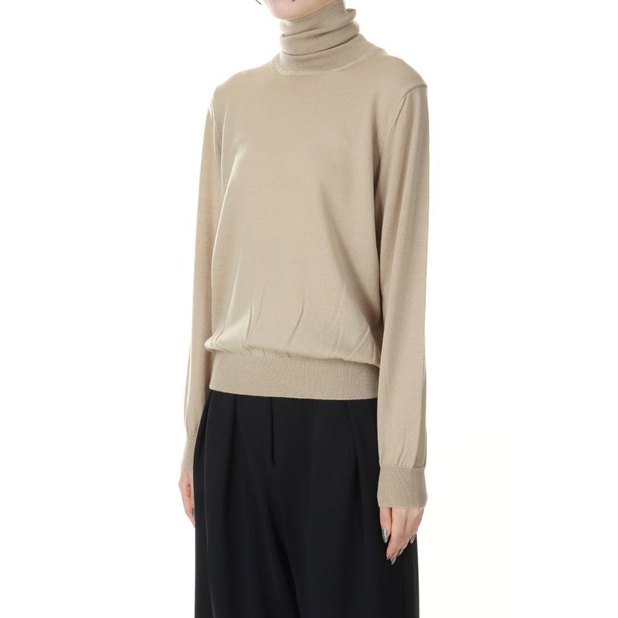 【P5倍 / SALE】14G Tenjiku Turtleneck -BEIGE(SL8W-511) SLOANE(スローン) | SLOANE | 01