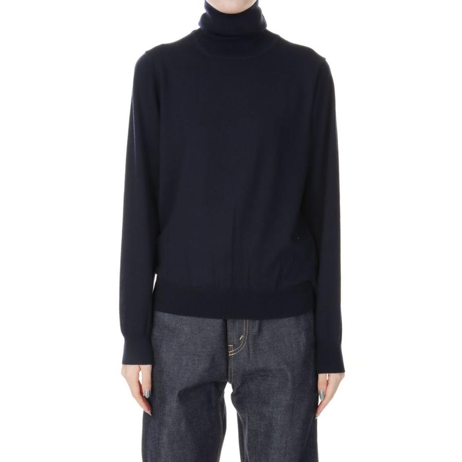 【P5倍 / SALE】14G Tenjiku Turtleneck -NAVY(SL8W-511) SLOANE(スローン) | SLOANE