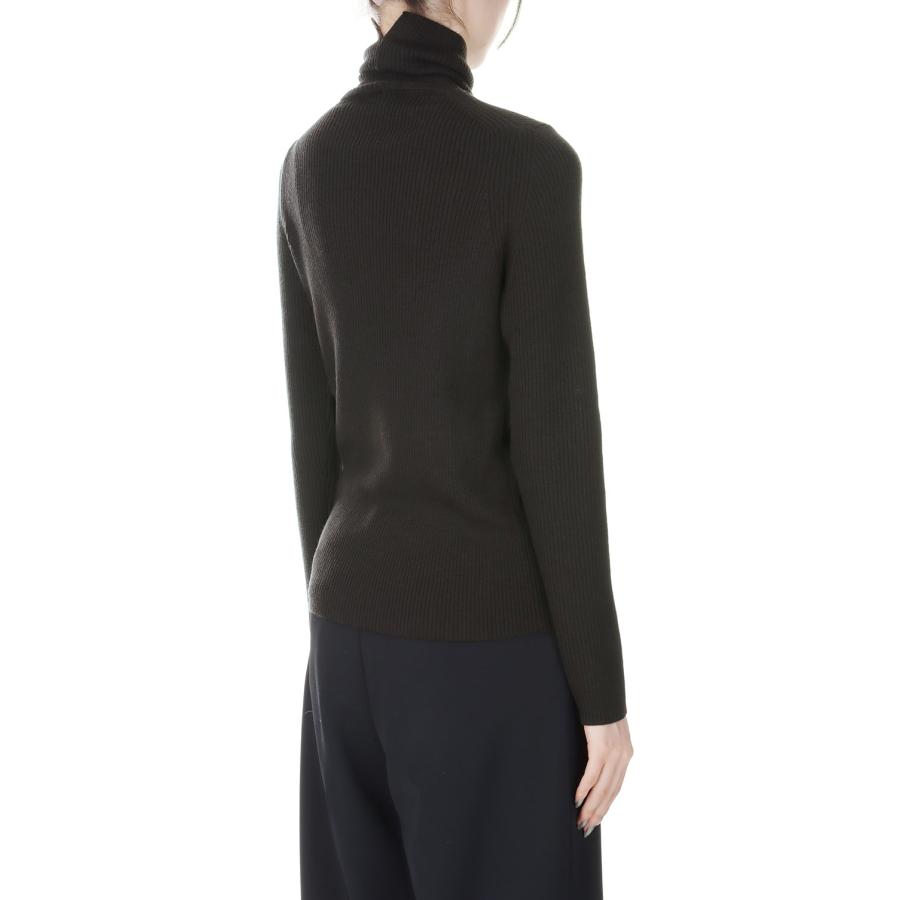 【P5倍 / SALE】14G rib Merino Wool Turtleneck -BROWN(SL2W-009) SLOANE(スローン) | SLOANE | 02