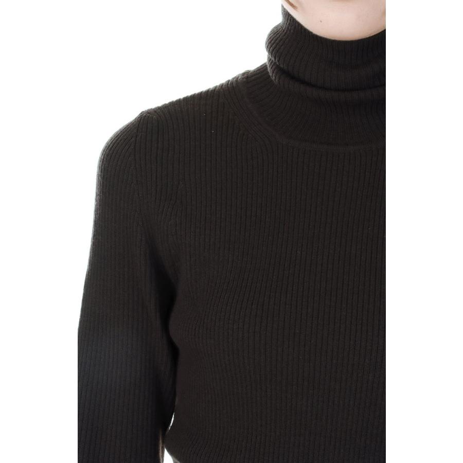 【P5倍 / SALE】14G rib Merino Wool Turtleneck -BROWN(SL2W-009) SLOANE(スローン) | SLOANE | 03