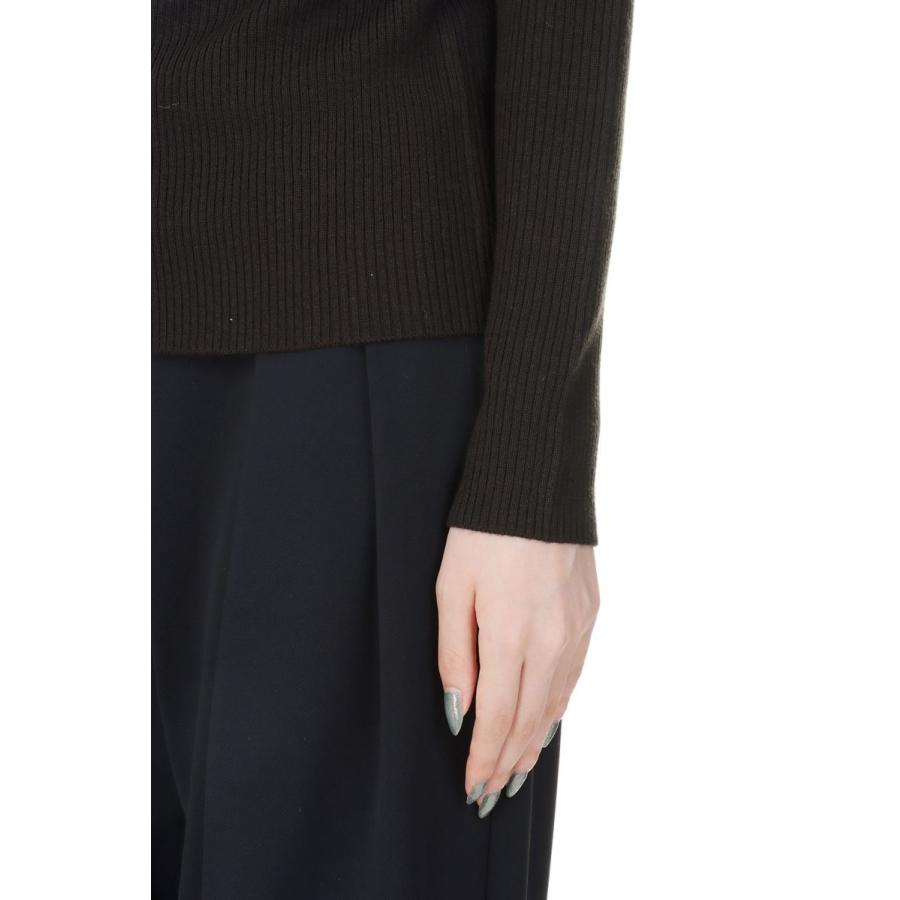 【P5倍 / SALE】14G rib Merino Wool Turtleneck -BROWN(SL2W-009) SLOANE(スローン) | SLOANE | 04
