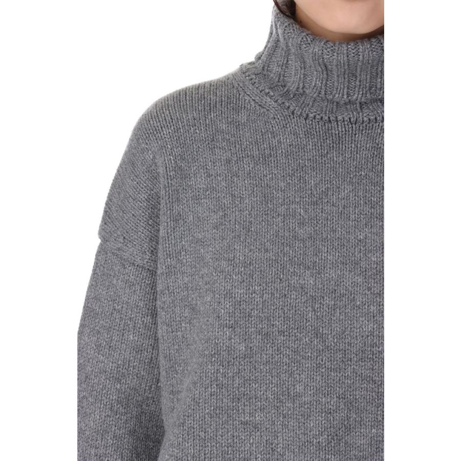 【SALE】3G Giron Lamb x Cashmere Drop Shoulder -GRAY(SL3W-063) SLOANE(スローン) | SLOANE | 03