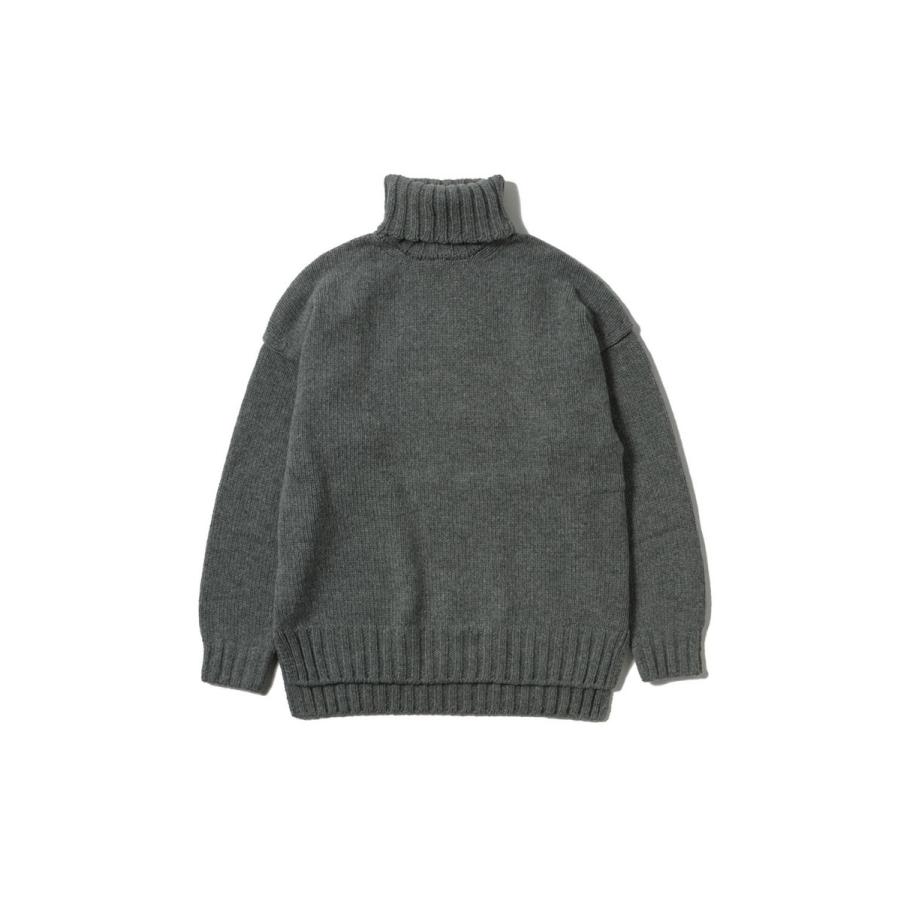 【SALE】3G Giron Lamb x Cashmere Drop Shoulder -GRAY(SL3W-063) SLOANE(スローン) | SLOANE | 06