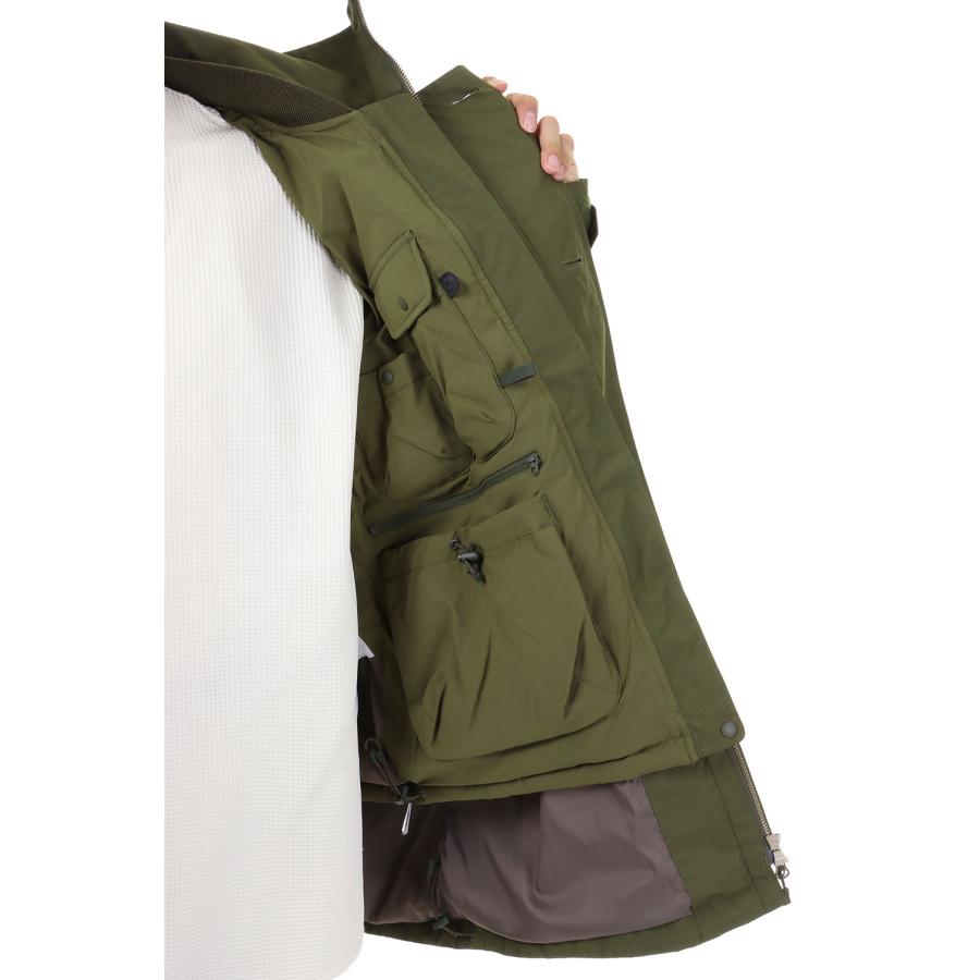【P5倍】GORE-TEX WINDSTOPPER TECH MIL CANADIAN DOWN PARKA - DARK OLIVE (BW-14023W) DAIWA PIER39(ダイワ ピア39)の画像