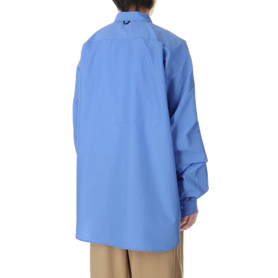 DAIWA PIER39 TECH REGULAR COLLAR SHIRTS L/S - SAX (BE-87023W DAIWA PIER39 TECH REGULAR COLLAR SHIRTS L/S - SAX (BE-87023W