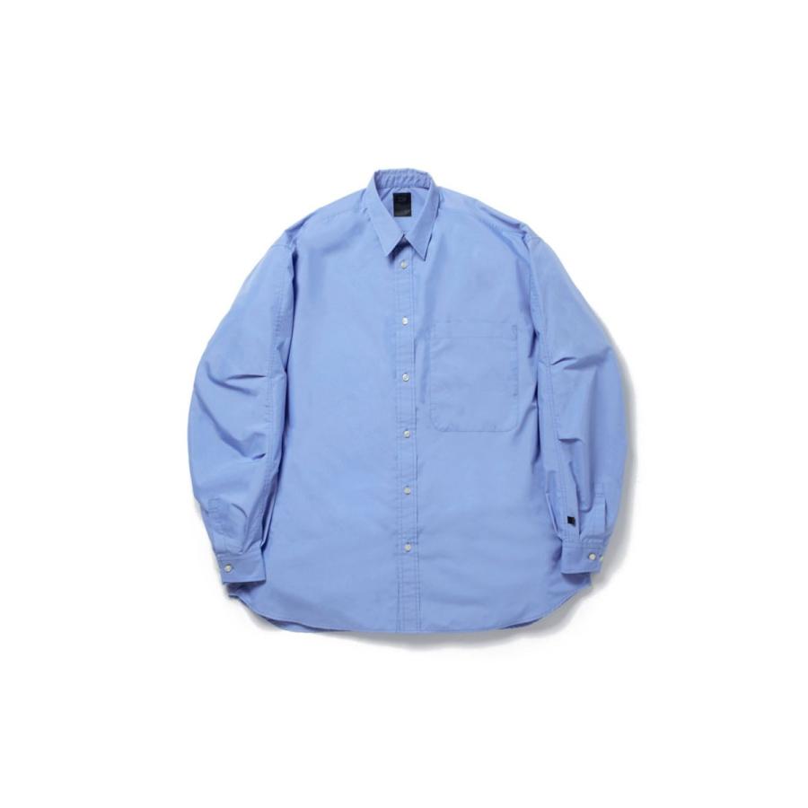 DAIWA PIER39 TECH REGULAR COLLAR SHIRTS L/S - SAX (BE-87023W DAIWA PIER39 TECH REGULAR COLLAR SHIRTS L/S - SAX (BE-87023W